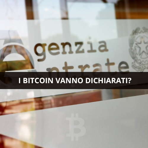 bitcoin dichiarazione redditi