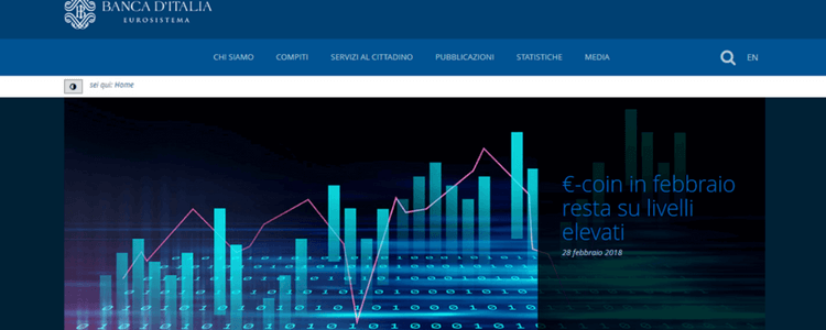 homepage banca d'italia 