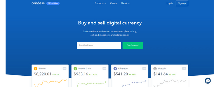 coinbase website