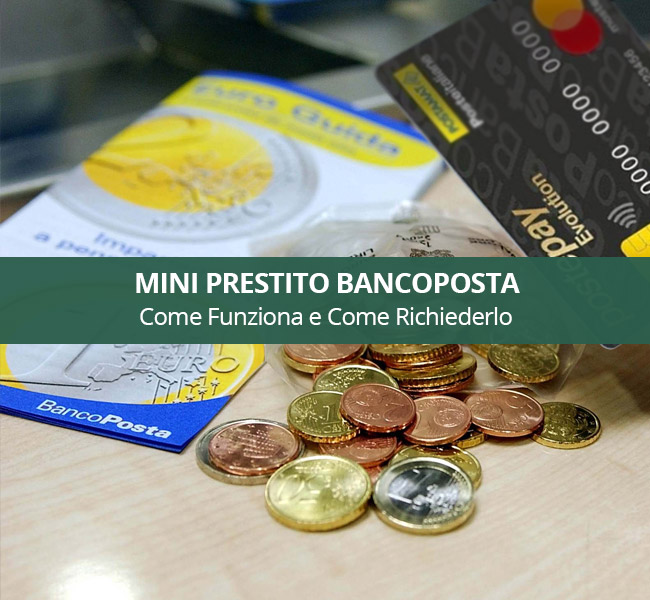 Come Richiedere un Mini Prestito BancoPosta