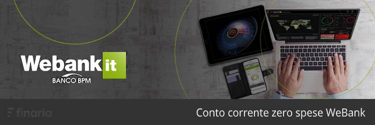 conto corrente zero spese webank