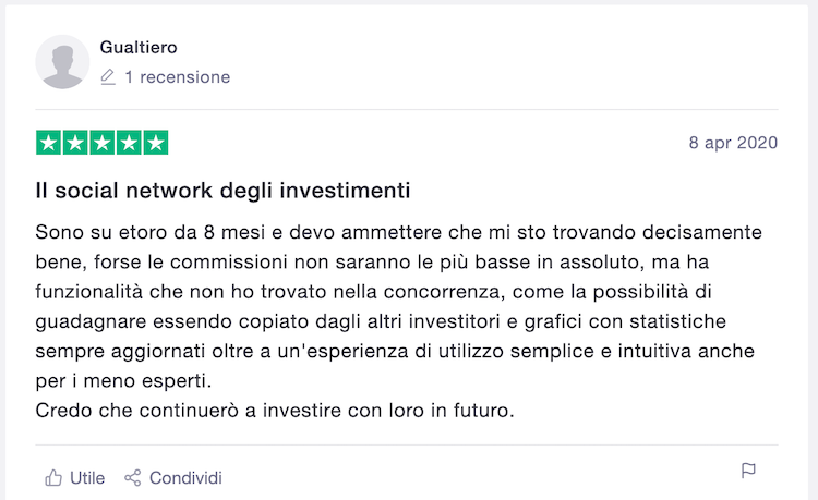 etoro opinioni trustpilot copy trading