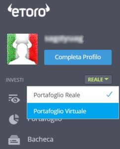 etoro conto virtuale