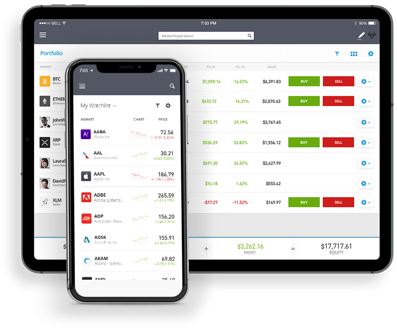 app per fare trading demo)