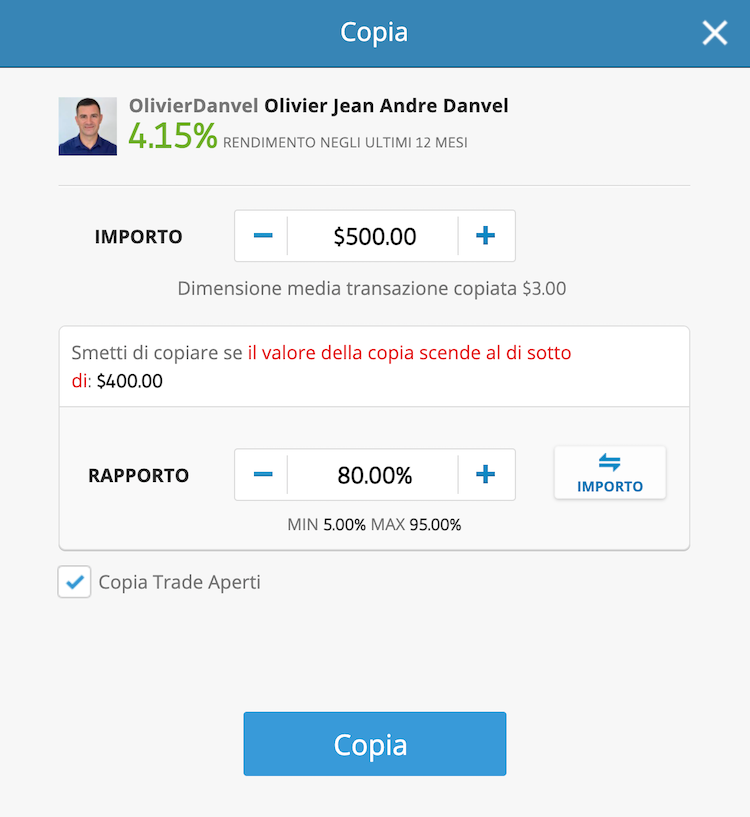 conto forex etoro