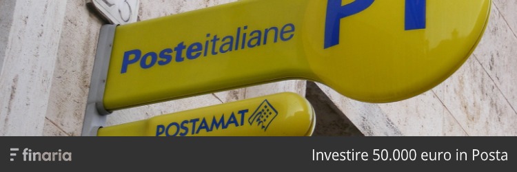 investire 50mila euro poste