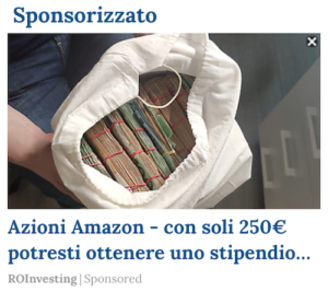 trading amazon truffa opinioni