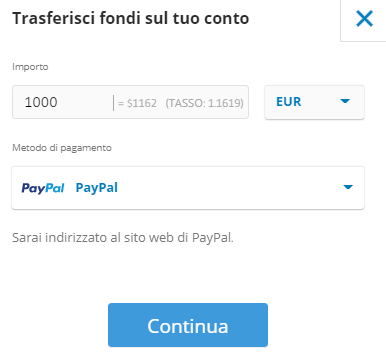 acquistare btc con instant paypal
