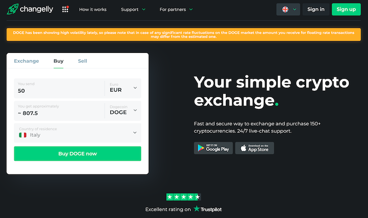 dogecoin changelly