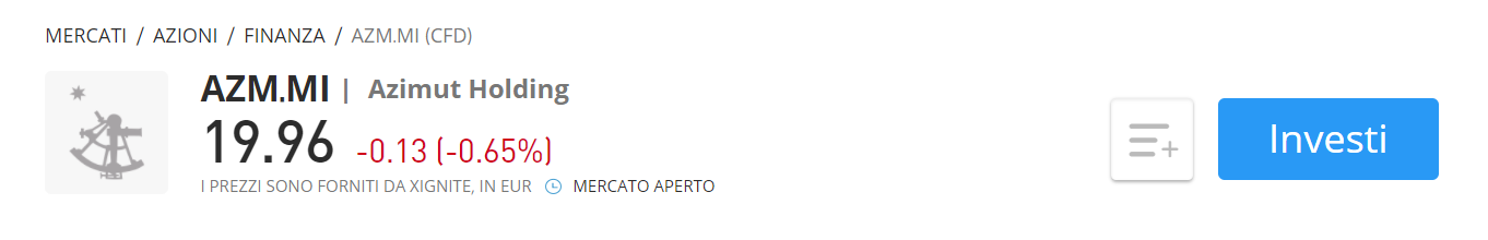 eToro CFD Azimut