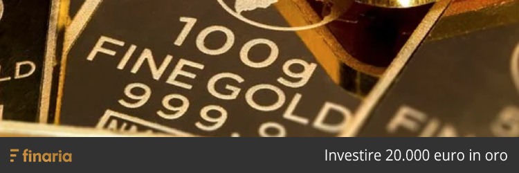 investire 20000 euro in oro