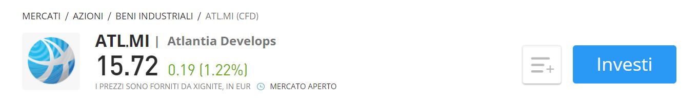 eToro Atlantia CFD