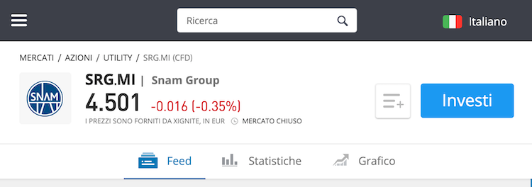 snam etoro