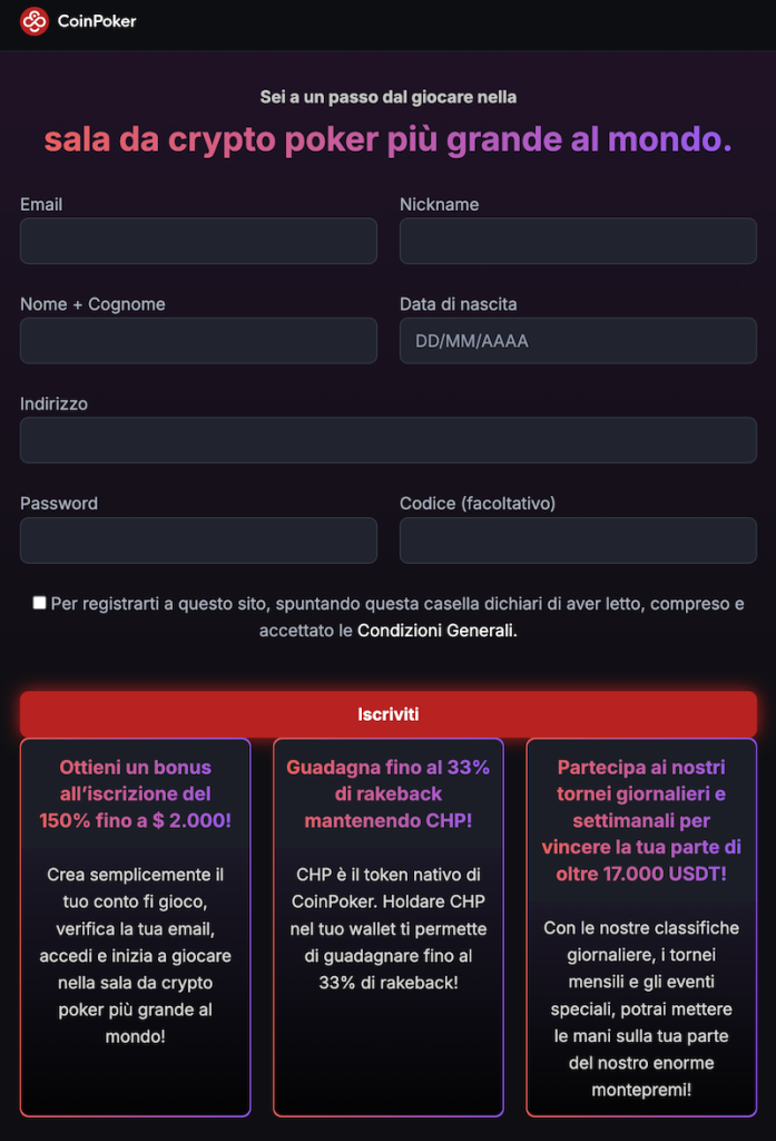 Coinpoker è un usdt casinò