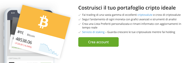 etoro conto bitcoin