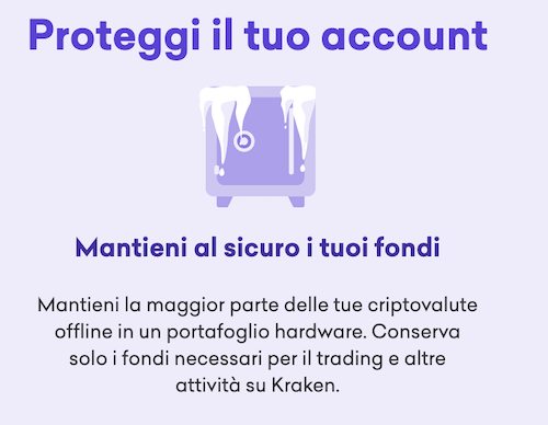 kraken conto bitcoin