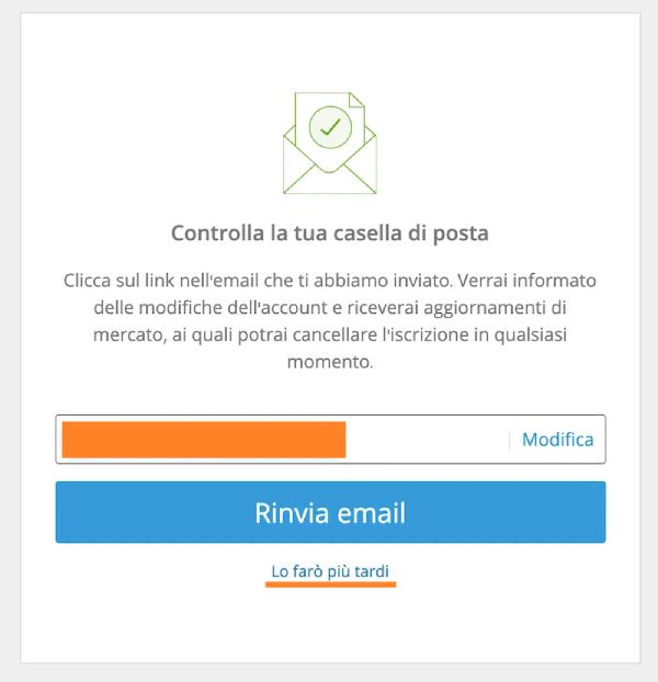 verifica email