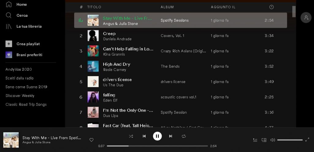 Spotify azioni home cos'è come funziona