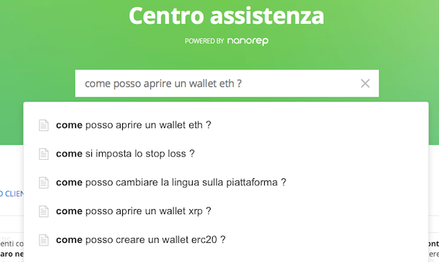 eToro centro assistenza