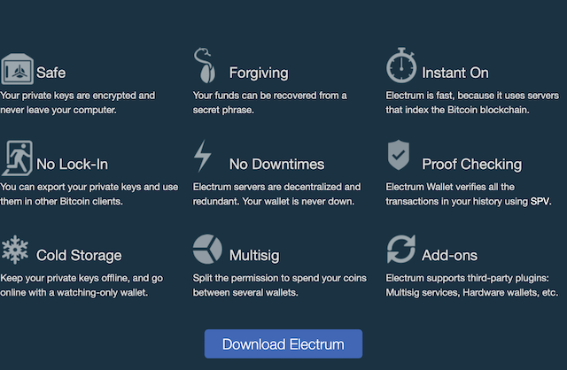 Electrum features