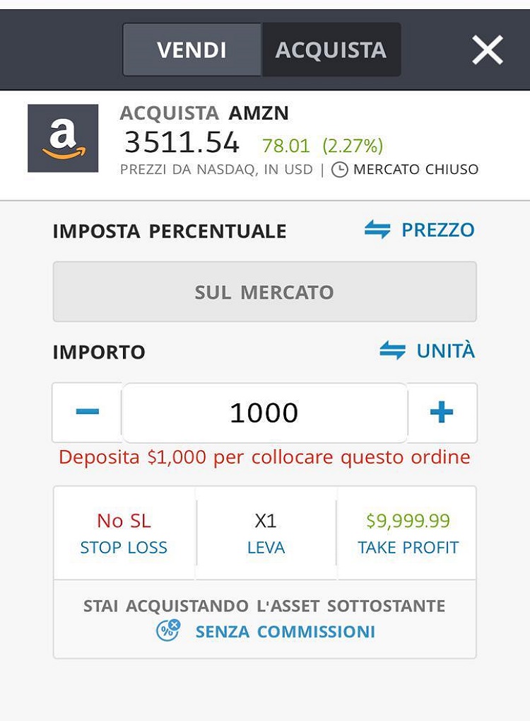 Azioni da Comprare Amazon