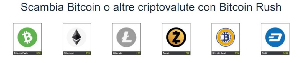 Bitcoin Rush criptovalute