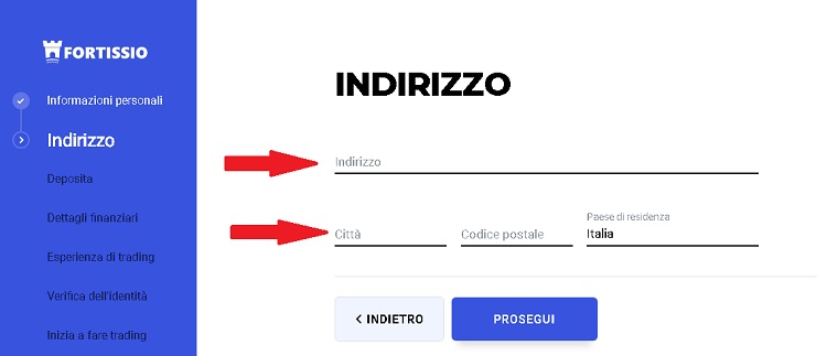 Fortissio informazioi iscrizione registrazione