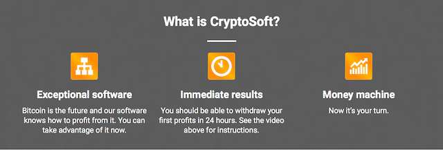 cryptosoft - caratteristiche