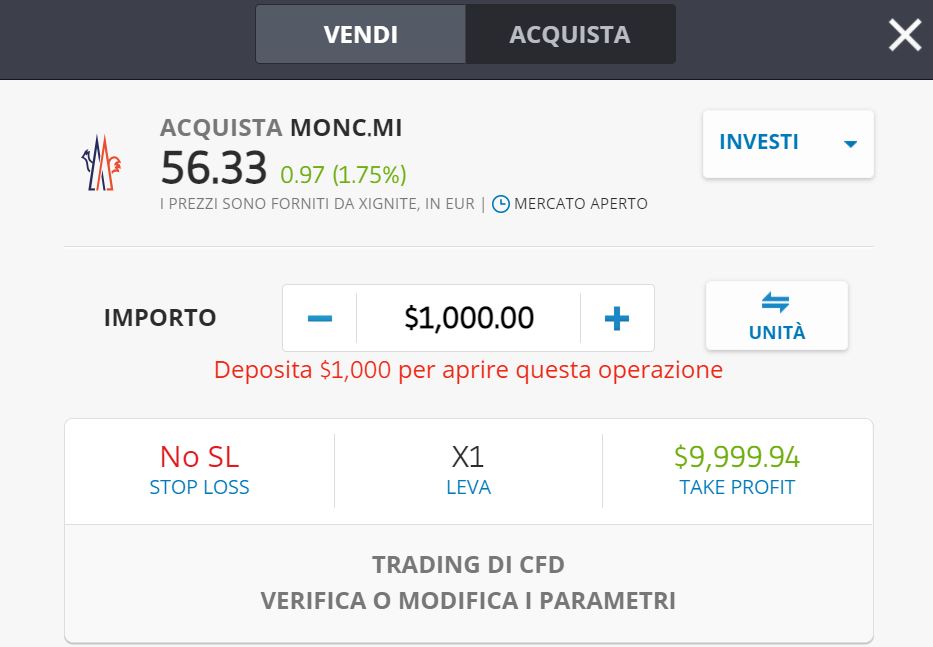 eToro Moncler