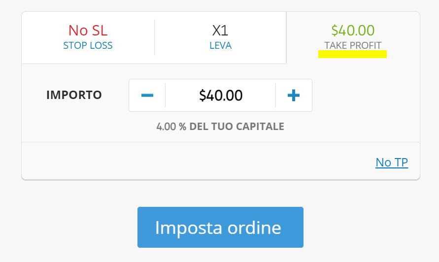 eToro Take Profit