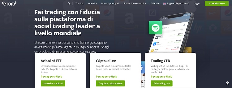 eToro confronto