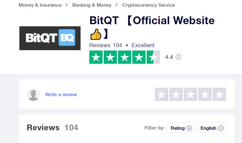BitQT recensione su Trustpilot