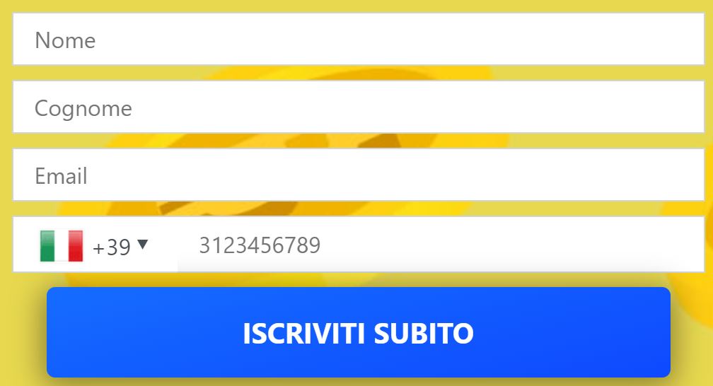 Bitcoin Superstar Registrazione