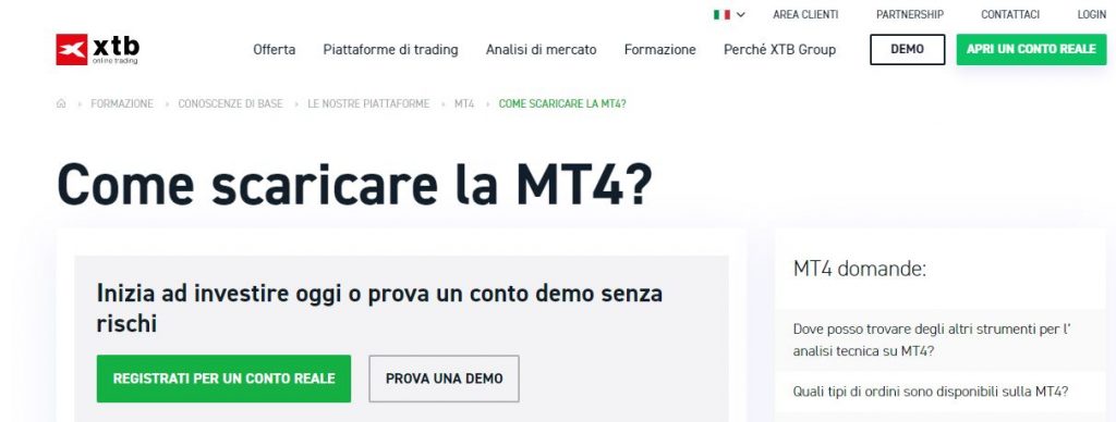 XTB MetaTrader