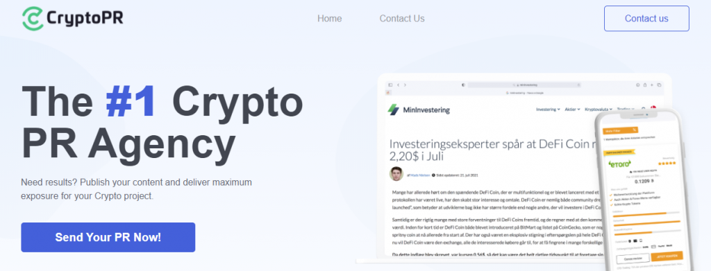 cryptopr homepage