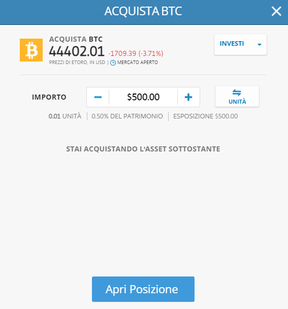 eToro Bitcoin Come Investire sulle Crypto