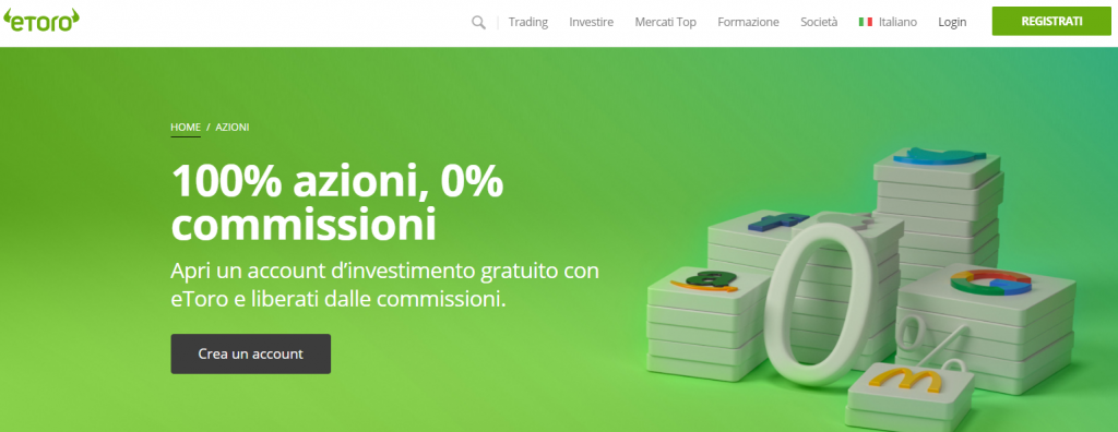 Investi in ETF con etoro