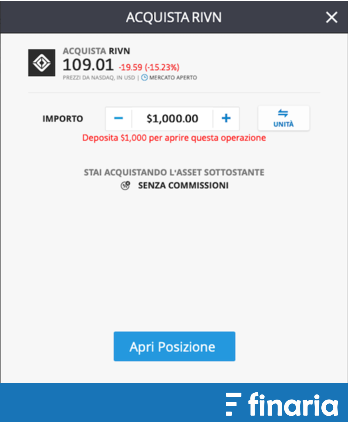 comprare azioni rivian etoro