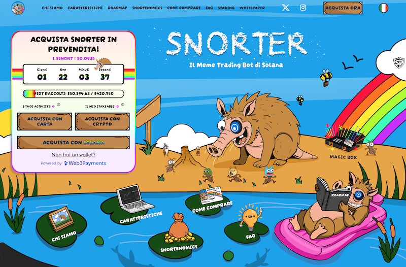 Snorter Bot Homepage