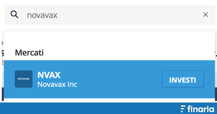 Comprare azioni Novavax etoro