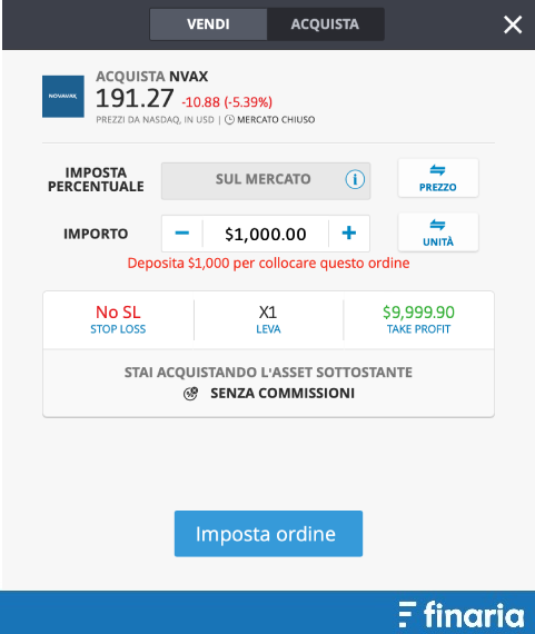 Comprare azioni Novavax etoro 2