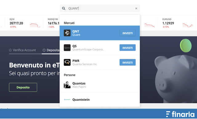 Comprare Quant -  etoro