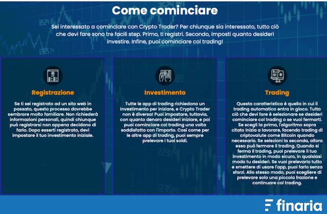 Crypto Trader come iniziare