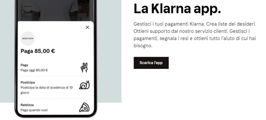 ipo klarna app