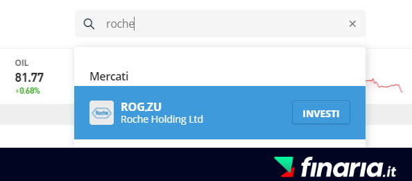 Comprare azioni Roche - etoro
