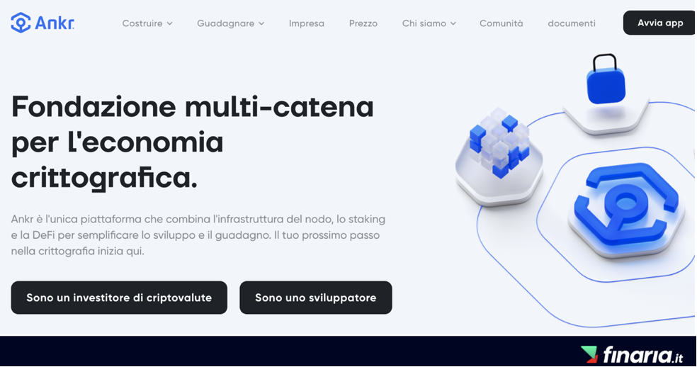 Comprare Ankr - sito web