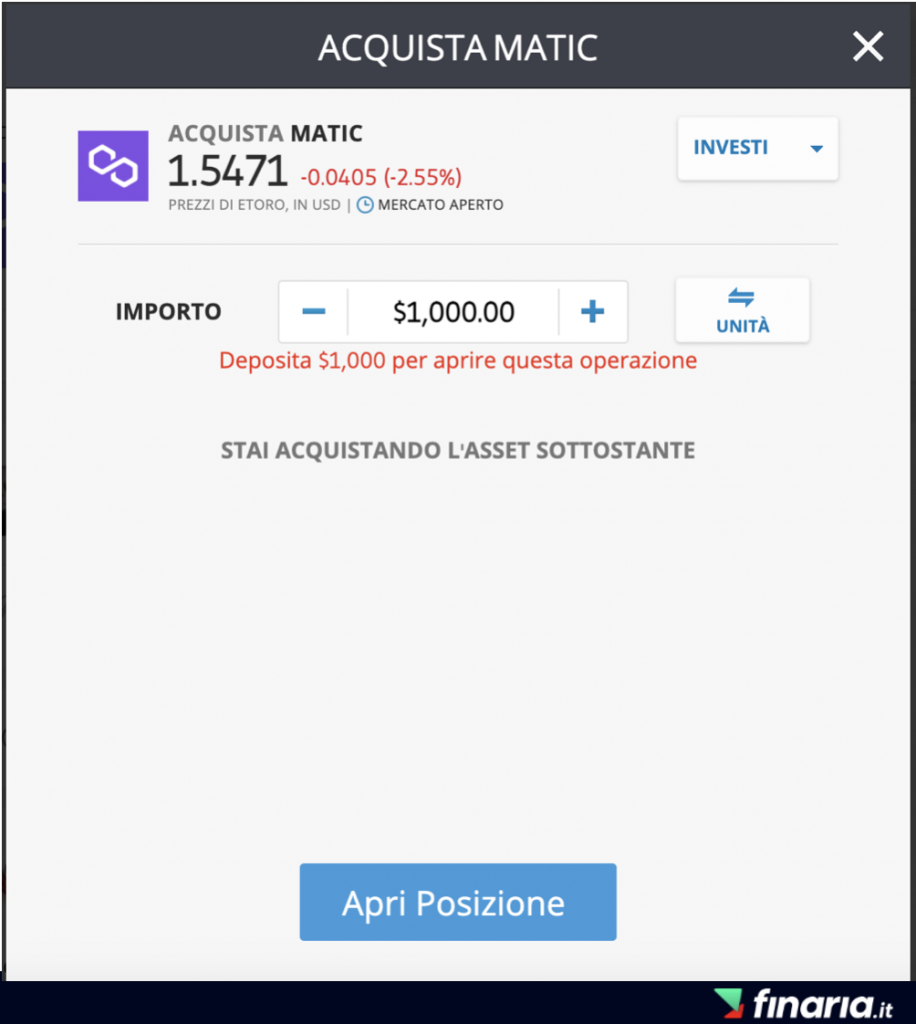 Previsioni Polygon etoro