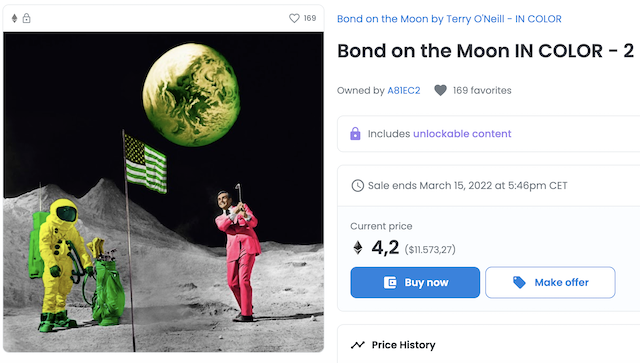 Progetti NFT - bond on the moon