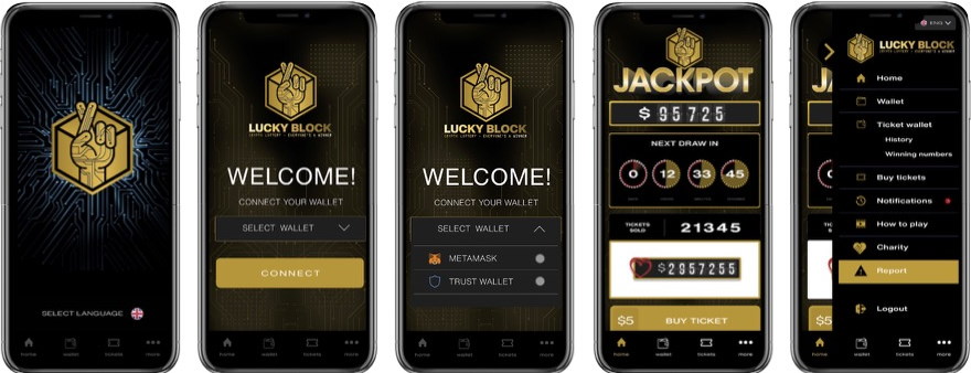 migliori lotterie NFT - lucky block app