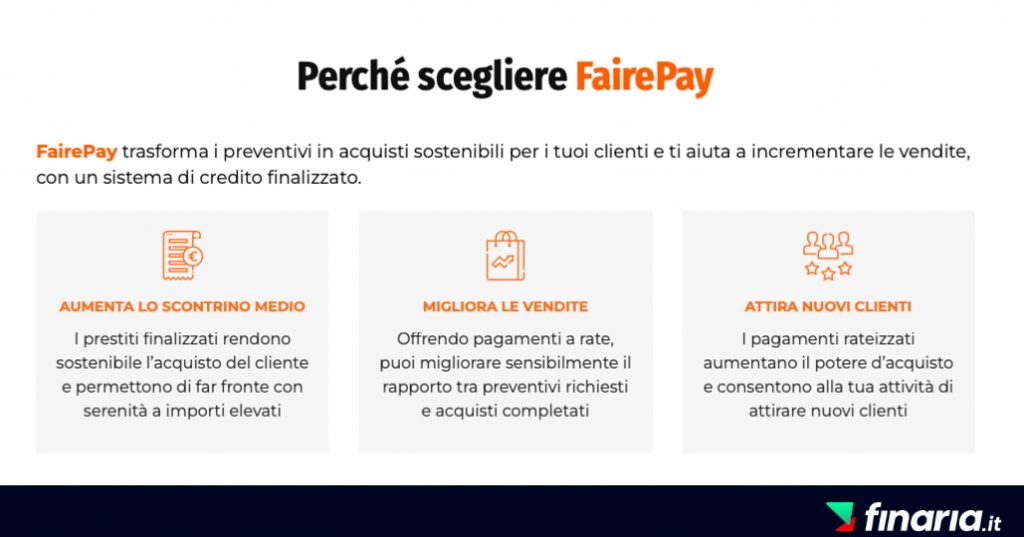 Pagare a rate online - fairepay